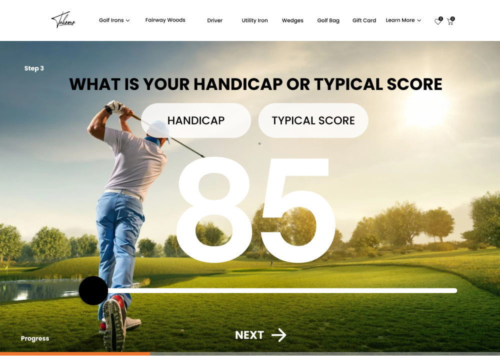 Step 3: Handicap or Typical Score